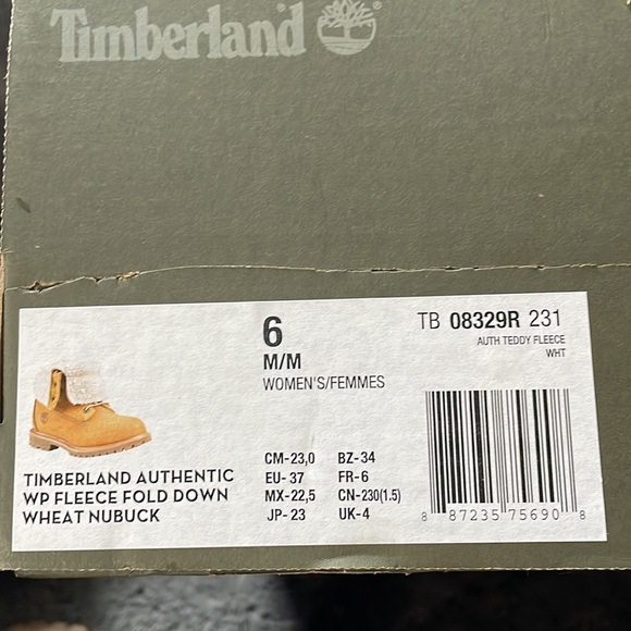 Ladies Timberland authentic fleece roll down - Picture 6 of 6